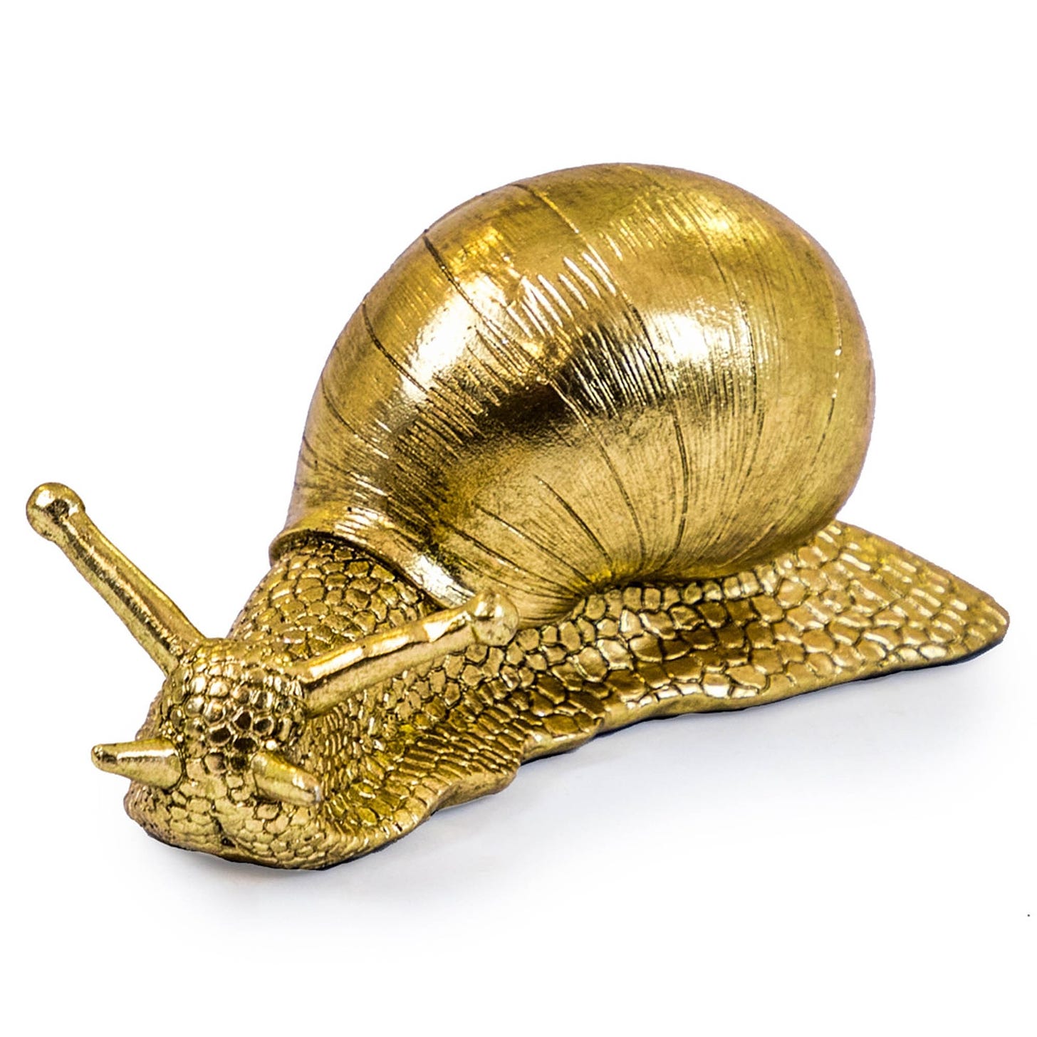 Gold Snail Figure | Snail Figure | Ornament | Home Decor