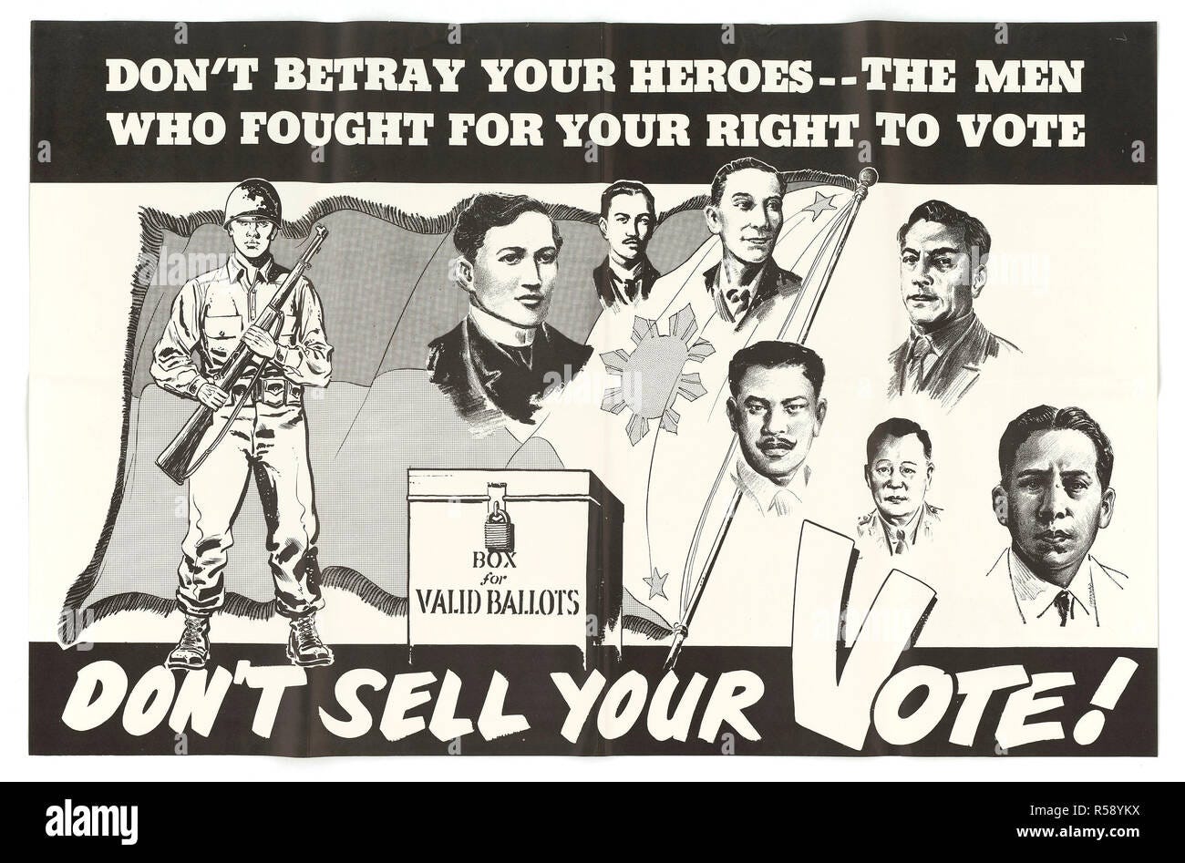 1950s Voting Poster High Resolution Stock Photography and Images - Alamy