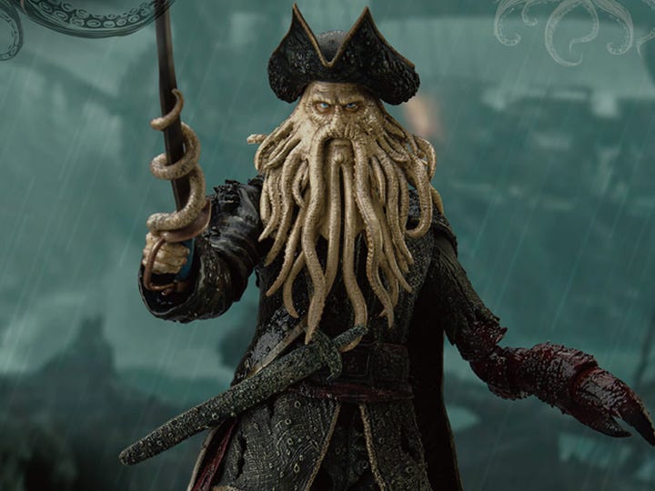 Pirates of the Caribbean: At World's End Dynamic 8ction Heroes DAH-029 Davy  Jones