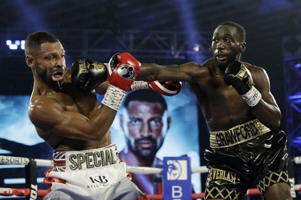 Max Boxing - Sub Lead - Terence Crawford stuns Kell Brook, wins by fourth  round stoppage