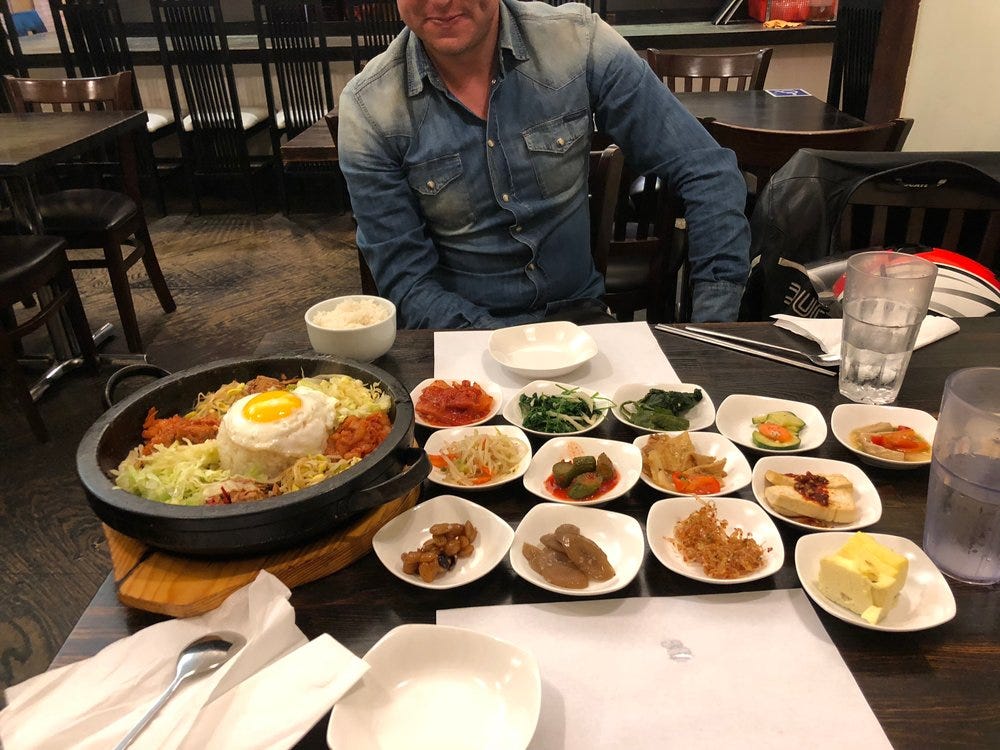 My buddy @RichPeters and I eating our way through Koreatown - Sabon - one of Jonathan Gold’s Top 100