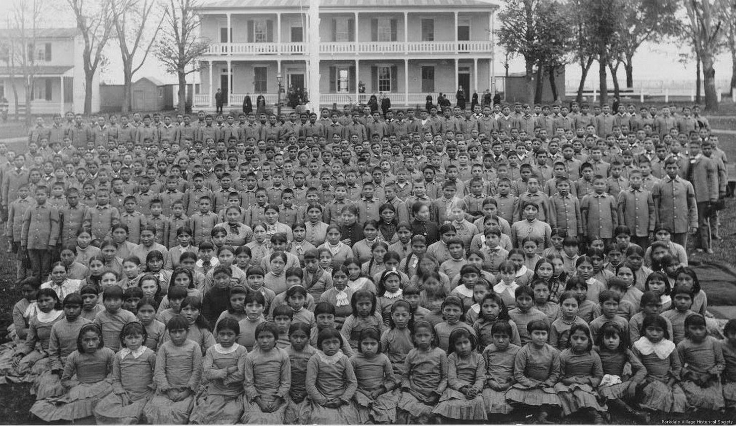 American Genocide: the violent removal of Native American children from their families and culture.