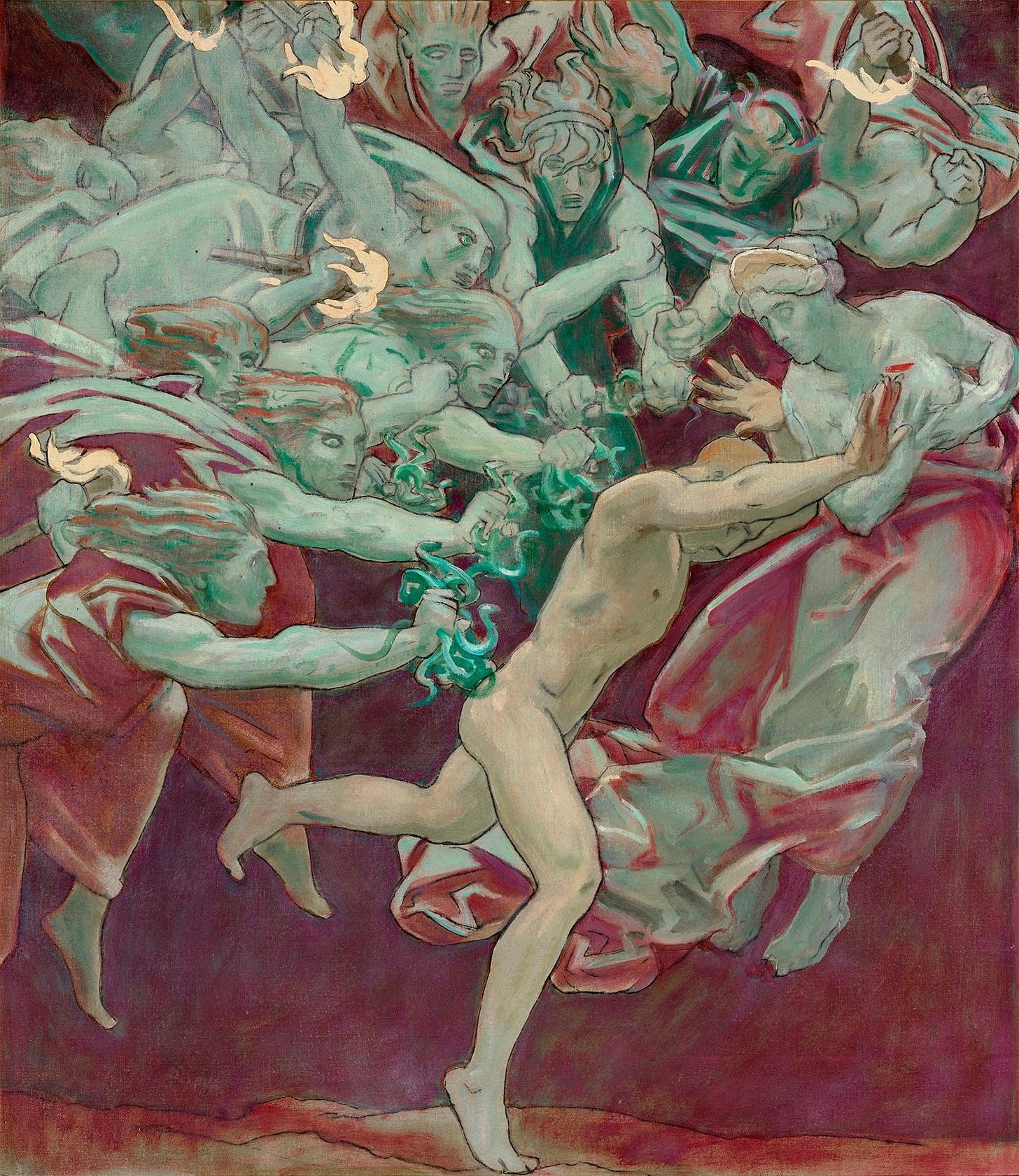 Orestes and The furies (Ca. 1920–21)