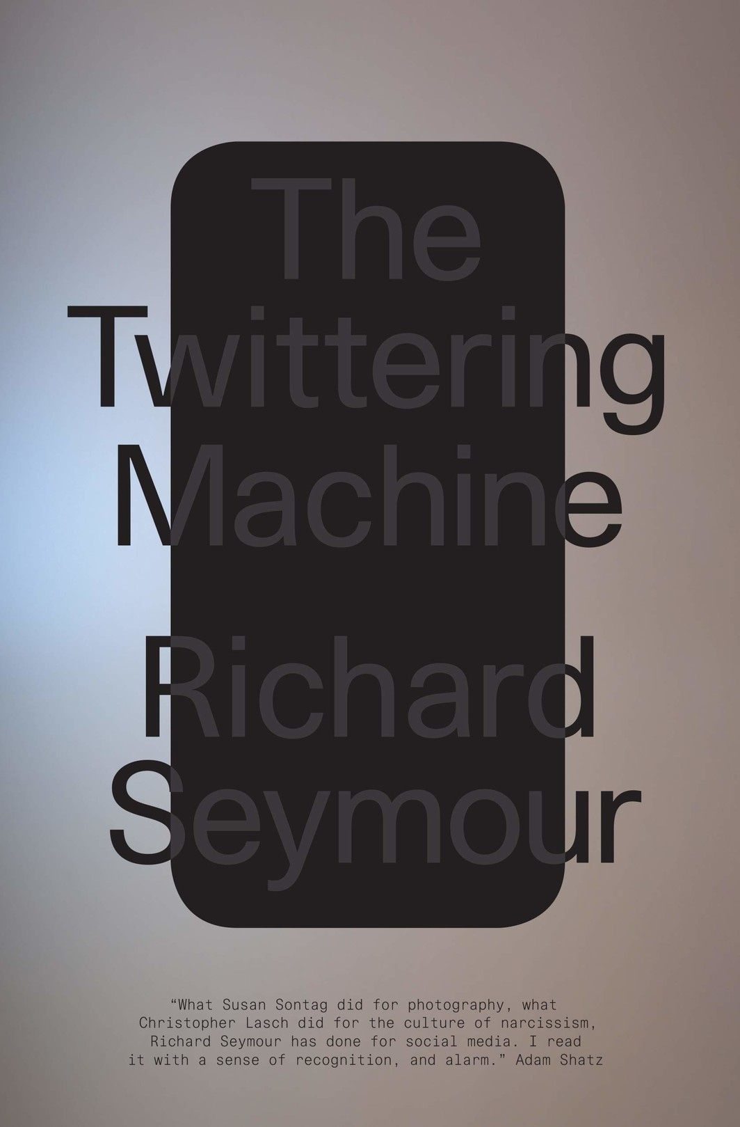 The cover of The Twittering Machine