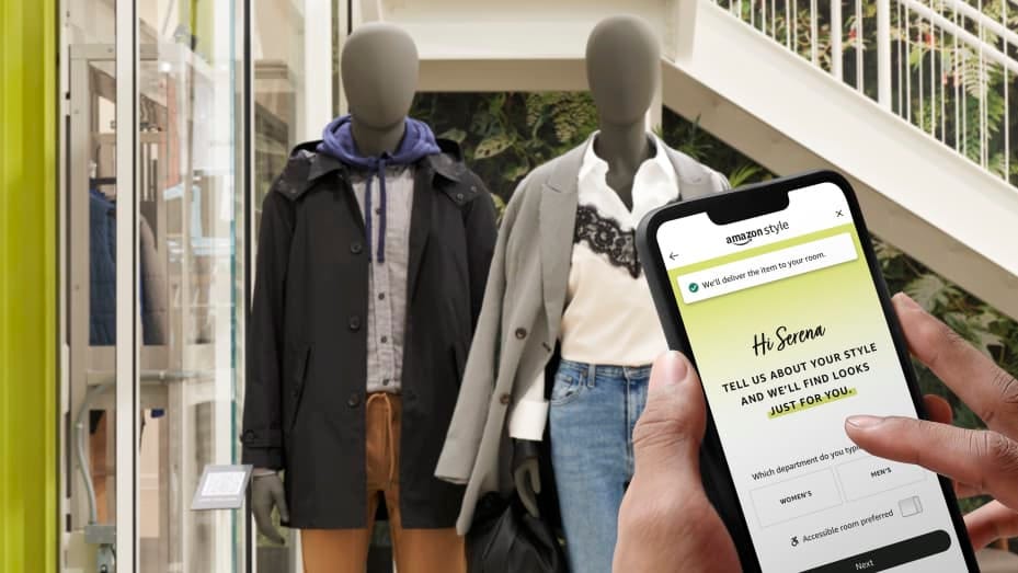 Customers will rely heavily on their smartphone while they shop the store, using it to view additional colors and sizes, as well as notify store employees to put an item in their fitting room.