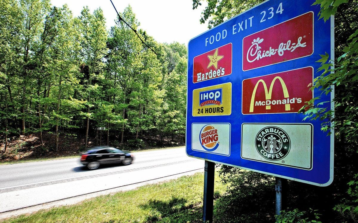 Looking for food along Virginia highways? Best wishes. - Daily Press