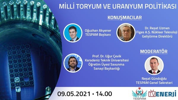 Milli Toryum ve Uranyum Politikası Milli Toryum ve Uranyum Politikası