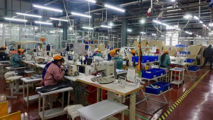 China moves its factories back to the countryside | Financial Times