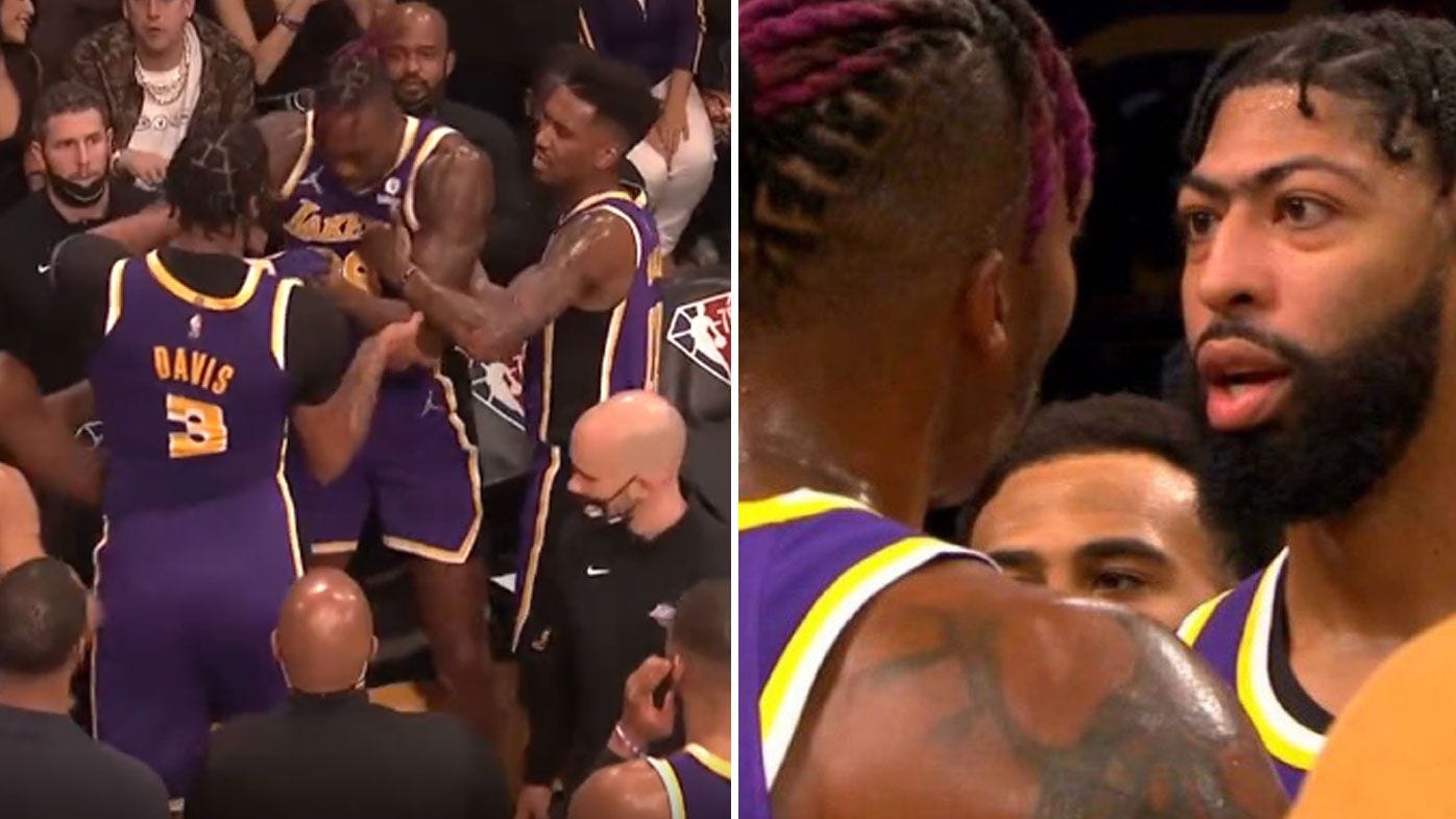 NBA: Anthony Davis and Dwight Howard fight video, Los Angeles Lakers vs  Phoenix Suns news