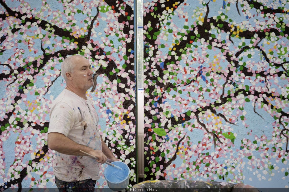 Cerisiers en fleurs, l'exposition de Damien Hirst à la Fondation Cartier -  Sortiraparis.com