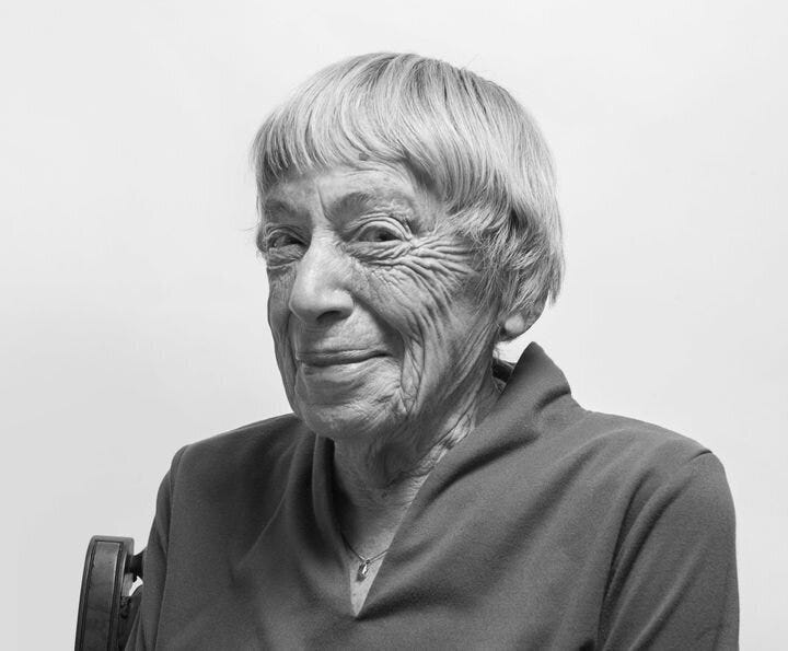 Ursula K. Le Guin in 2016. Photo courtesy of and copyright William Anthony.