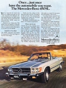 Mercedes-1976-450SL-ad-a1-777x1024 Mercedes-1976-450SL-ad-a1-777x1024