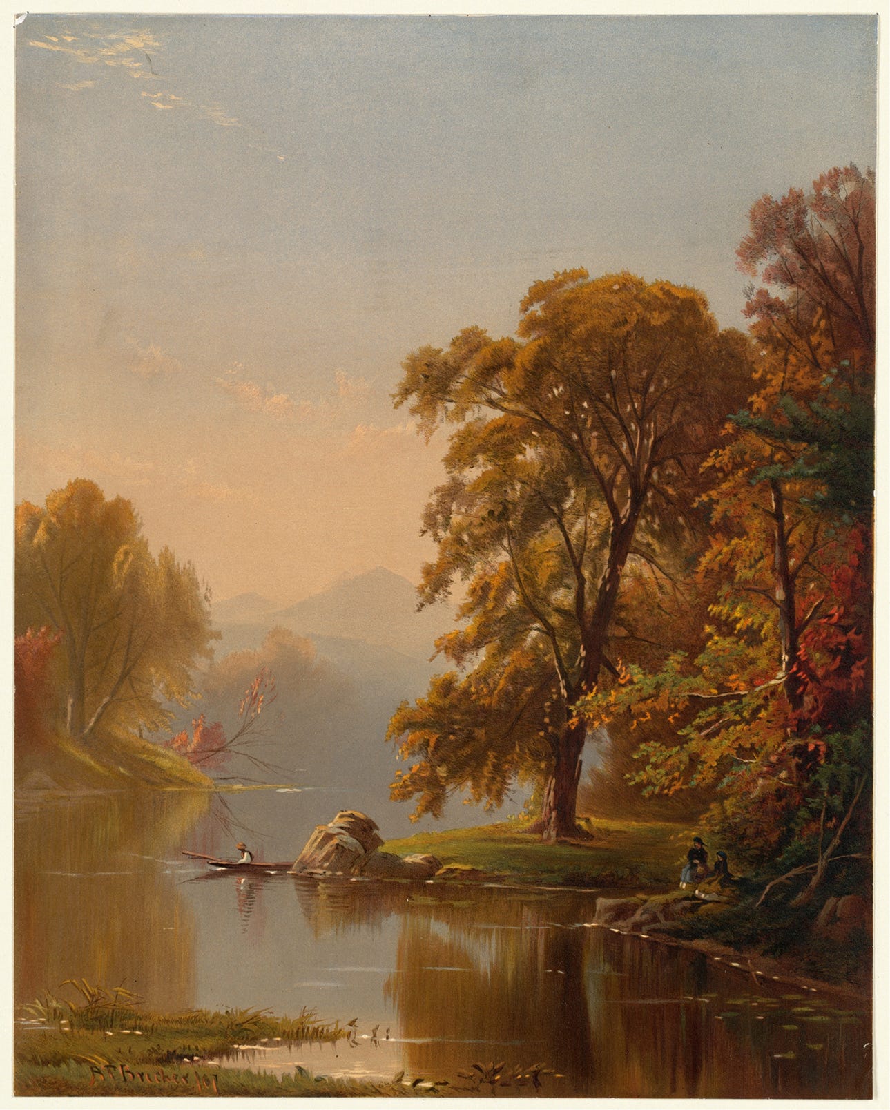 Autumn (1861-1897) by Alfred Thompson Bricher (American, 1837-1908)