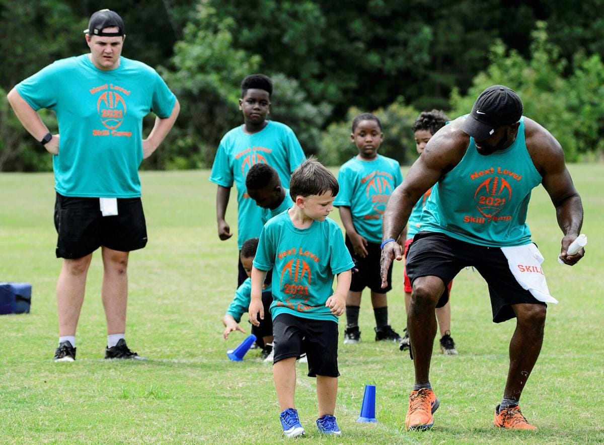 Area kids learn from the best at Next Level Skills Football Camp | Sports |  greensboro.com