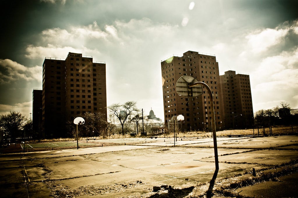 Abandoned Housing Projects, Detroit