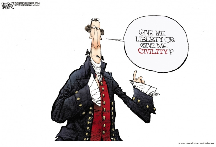 Freedom Line Blog » Ramirez Cartoon: Give Me Liberty or ...