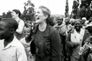 Celeste Mergens in Kisii, courtesy of Days for Girls