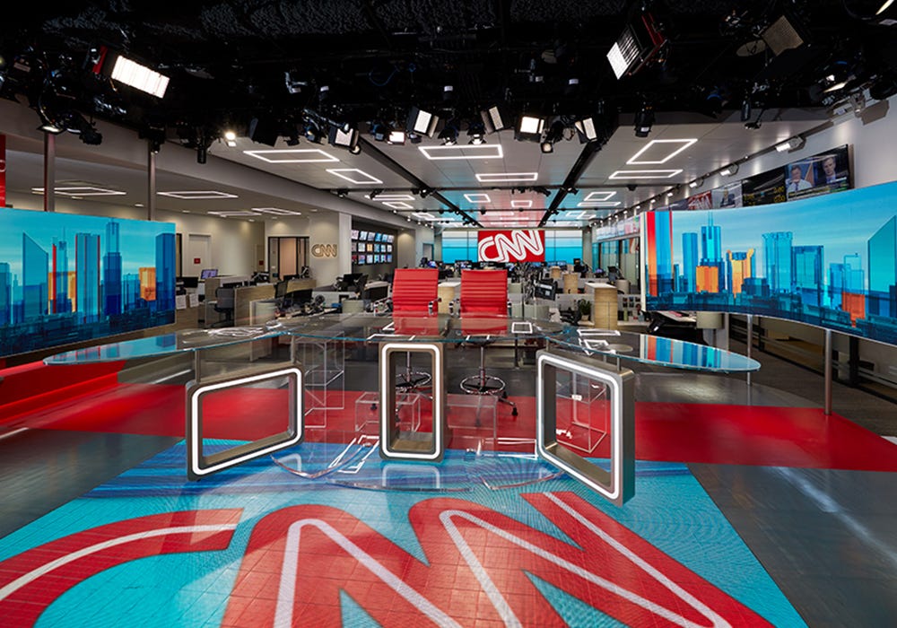 CNN's studio 17N at its New York Hudson Yards offices