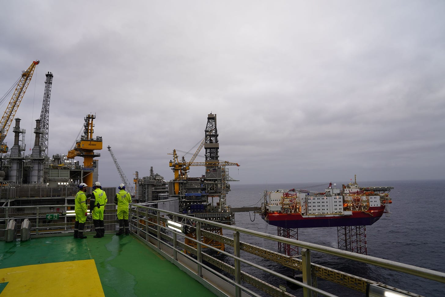 Equinor ASA platform in the&nbsp;Johan Sverdrup oilfield.