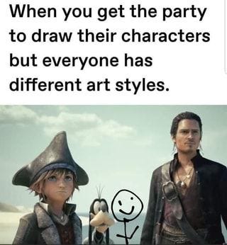 When you get the party to draw their characters but everyone has different  art styles. - iFunny :) | Dnd funny, Dungeons and dragons memes, Dragon  memes
