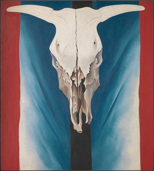 Georgia O'Keeffe | Cow's Skull: Red, White, and Blue | The Metropolitan  Museum of Art