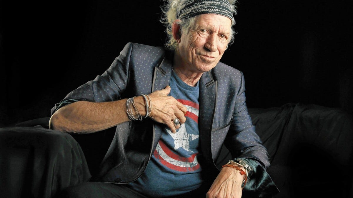 Keith Richards on COVID: 'I'm impervious... like Trump' - Los Angeles Times