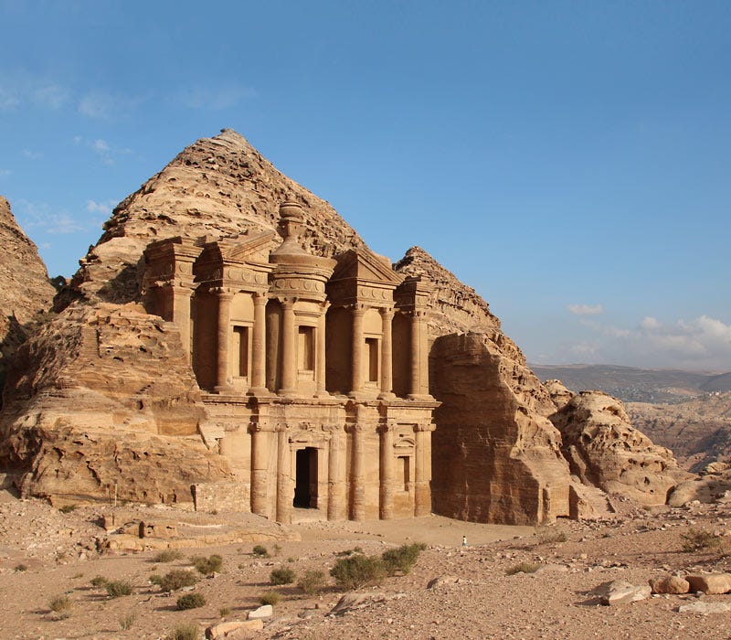 Ad Deir - the Monastery, Petra. Art Destination Jordan