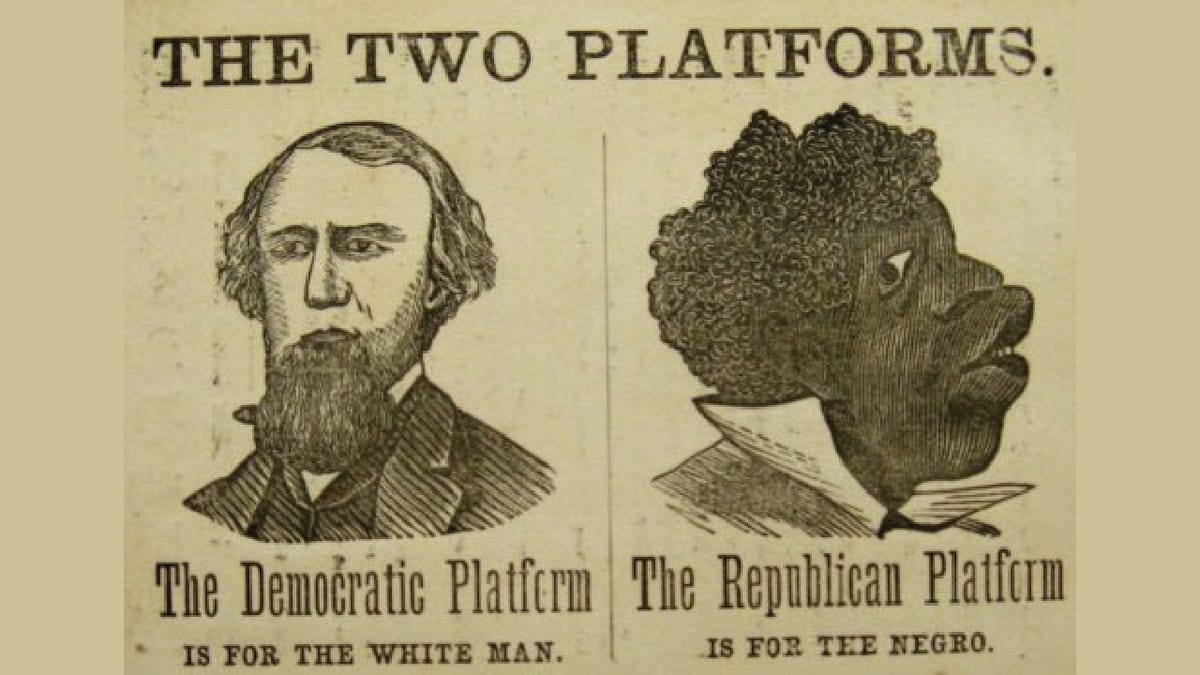 File:The Two Platforms, The Democratic Platform Is For The White Man.png -  Wikimedia Commons