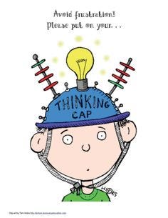 Put On Your Thinking Cap Poster