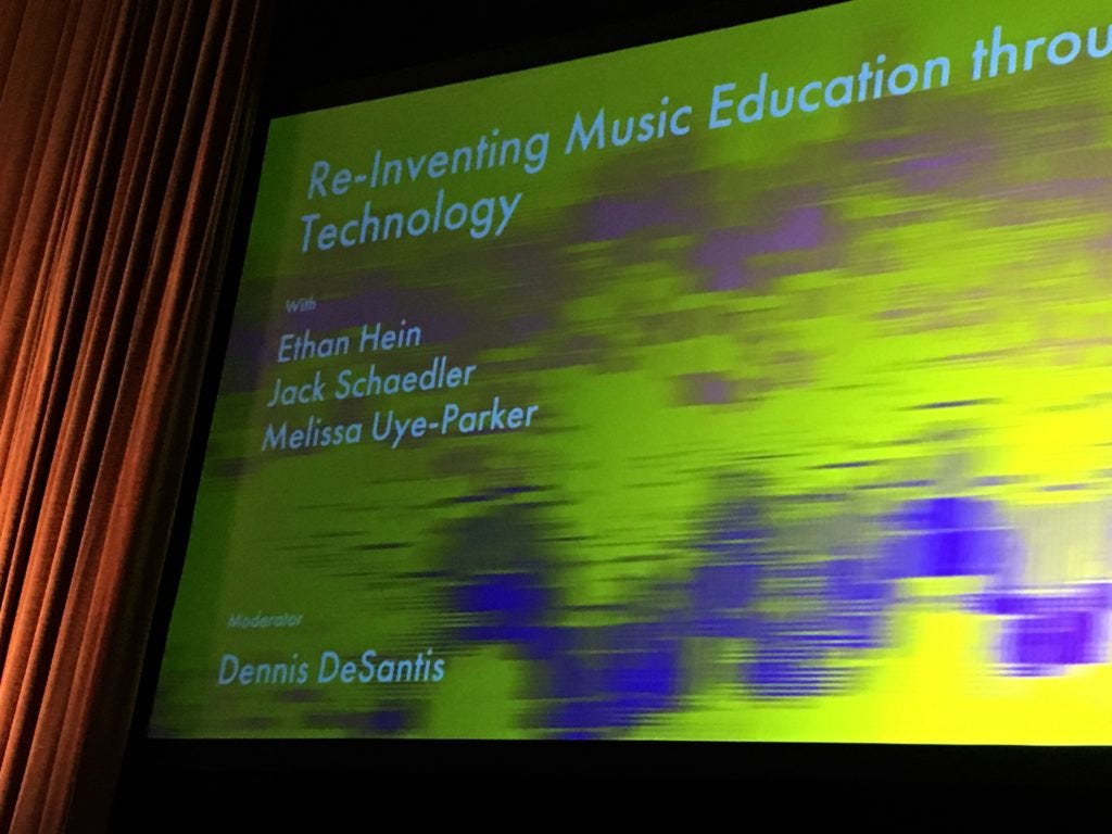 Re-inventing music education through technology