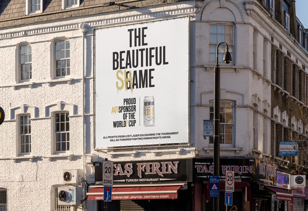 BrewDog announces 'anti-sponsorship' of controversial Qatar World Cup |  Advertising | Campaign Asia