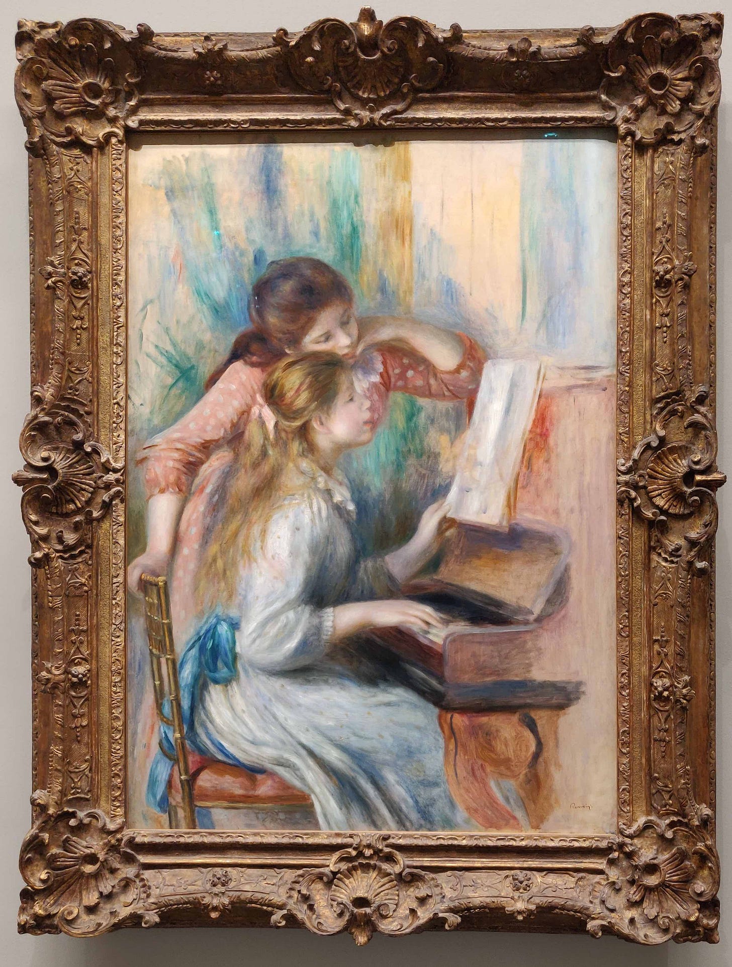 Pierre-Auguste Renoir, study for "Jeunes filles au piano" Pierre-Auguste Renoir, study for "Jeunes filles au piano"