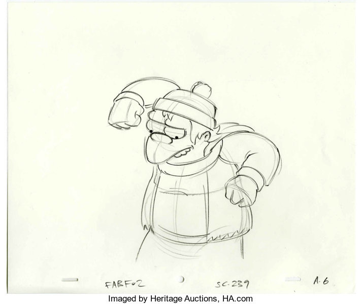 The Simpsons" - Nelson Muntz Animation Drawing Original Art, Group | Lot  #16601 | Heritage Auctions