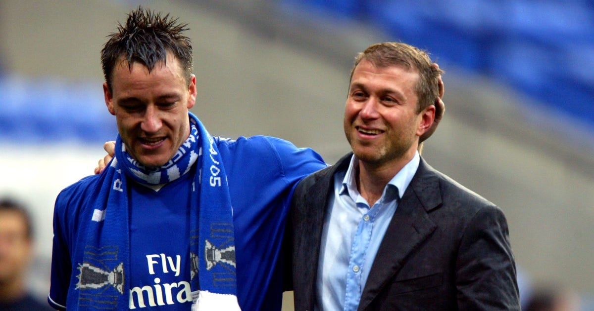 MP urges John Terry to take down 'appalling' Abramovich Twitter tribute
