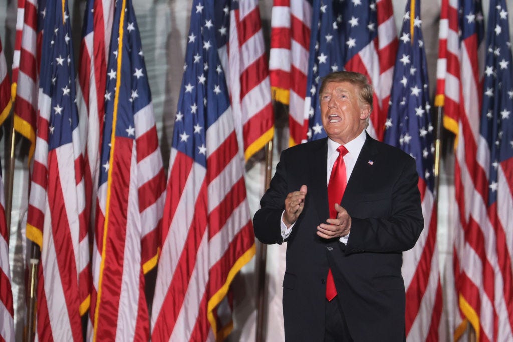 Former President Donald Trump attends a rally in Des Moines, Iowa, in October. (Scott Olson / Getty Images) Former President Donald Trump attends a rally in Des Moines, Iowa, in October. (Scott Olson / Getty Images)