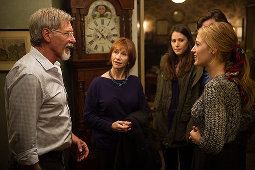 Harrison Ford, Kathy Baker, Amanda Crew and Blake Lively star in "The Age of Adaline," a 2015 Lionsgate film directed by Lee Toland Krieger.