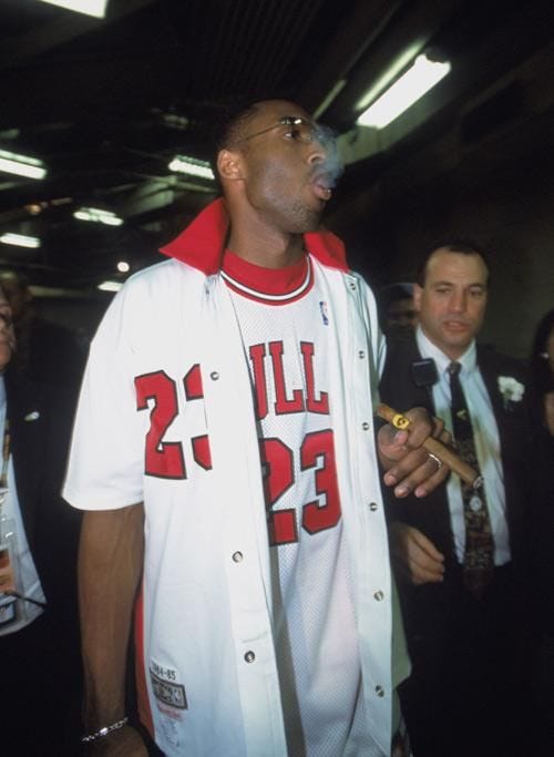 Image result for kobe in michael jordan jersey