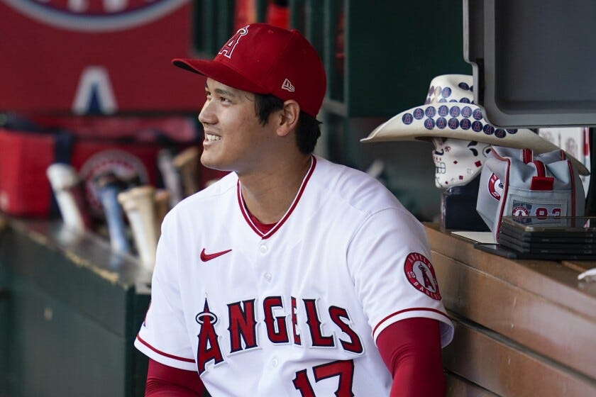 Shohei Ohtani's mentor 'relieved' he's thriving; Angels lose to Twins - Los  Angeles Times