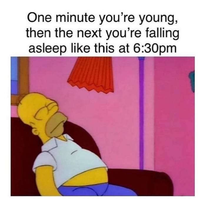 One minute you&#39;re young and wild meme - AhSeeit