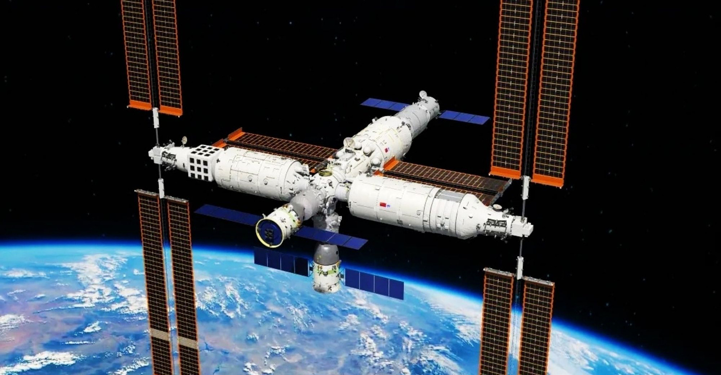 China Releases Schematic Diagram of Space Station