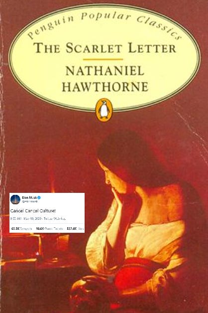 modified from "The scarlet letter / Nathaniel Hawthorne" by bhumanidades, CC BY 2.0