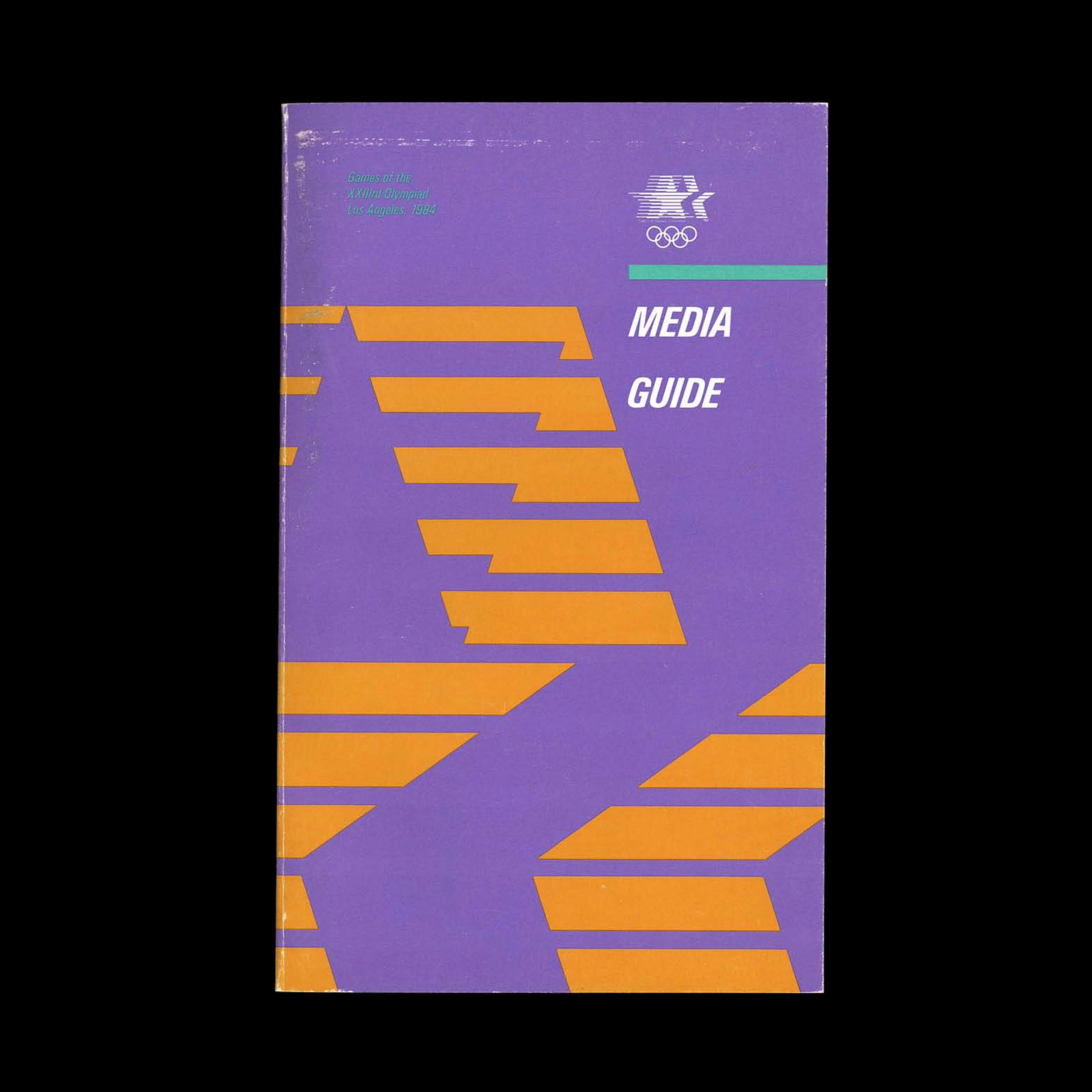 Media guide for the Los Angeles 1984 Olympic Games by Deborah Sussman