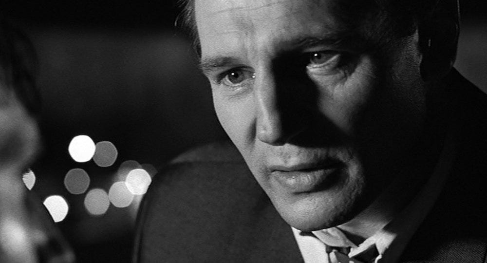 Liam Neeson's Oskar Schindler remains an often-impenetrable character.