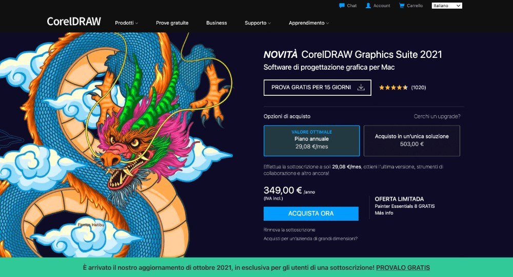 coreldraw graphics suite ed i migliori programmi di graphic design