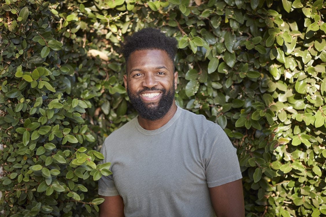 Baratunde gives Sterling K Brown a look