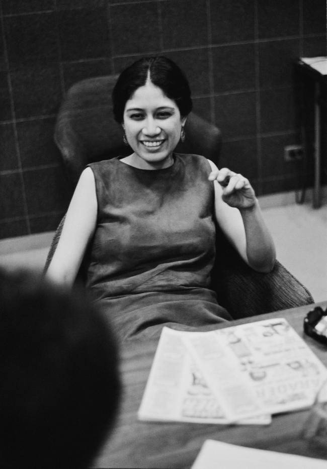American folk singer and songwriter Norma Tanega, circa 1966.  (Photo by Don Paulsen/Michael Ochs Archives/Getty Images).
