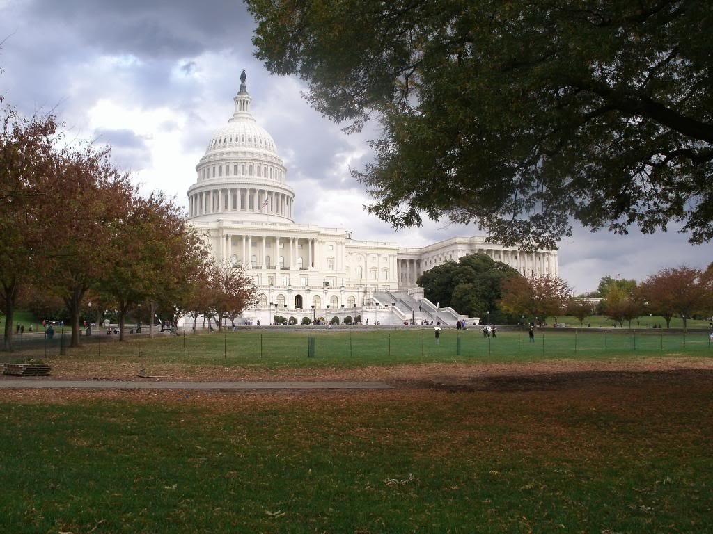 As we were leaving, the clouds were gathering and lent themselves to a dramatic shot of the Capitol.