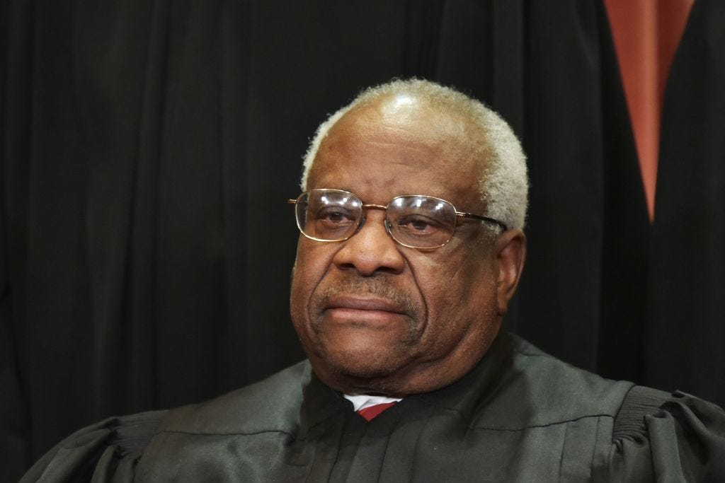 Clarence Thomas in November 18. (Mandel Ngan / Getty Images)