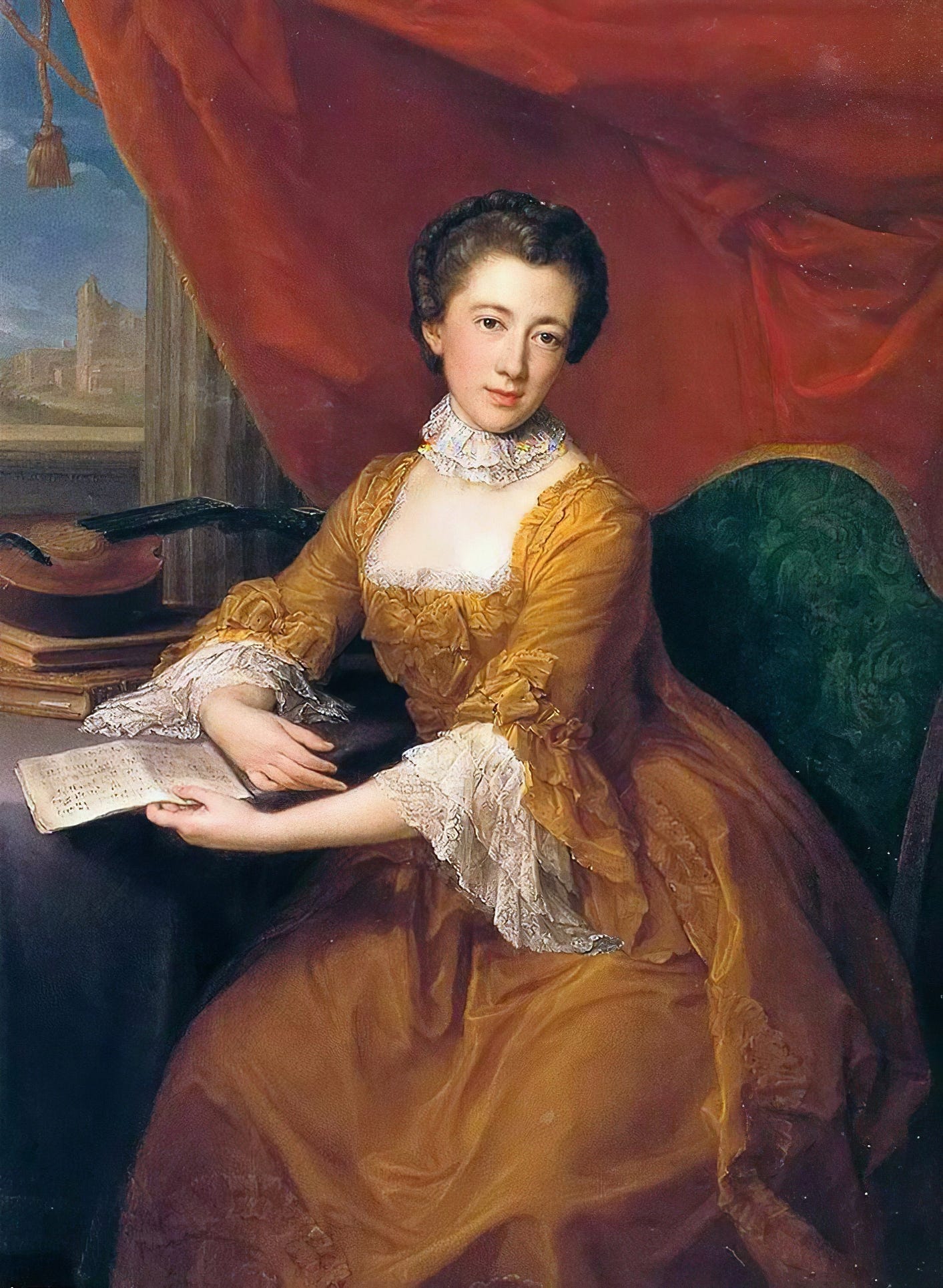 Portrait of Lady Margaret Georgiana Poyntz (1764) by Pompeo Batoni