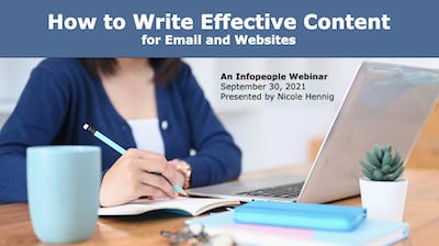 How to write effective content for email & websites
